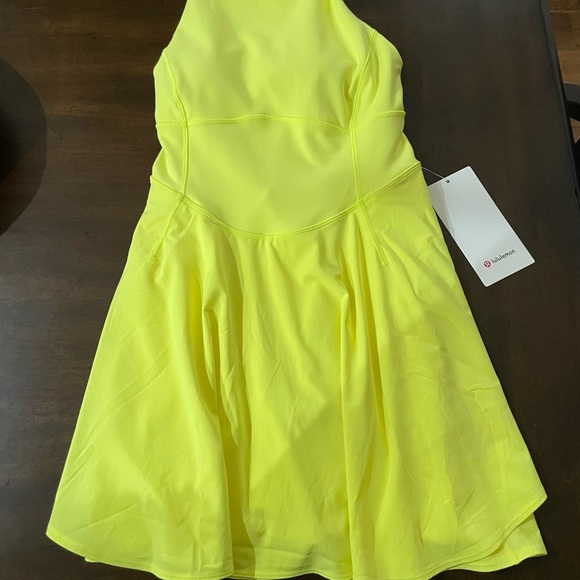 Lululemon Neon Yellow Tennis Dress - Picture 1 of 5